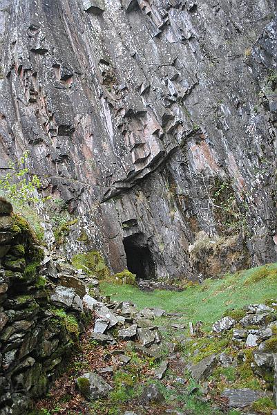 38-Gate.jpg - ... leading to the mine entrance in a straight wall.