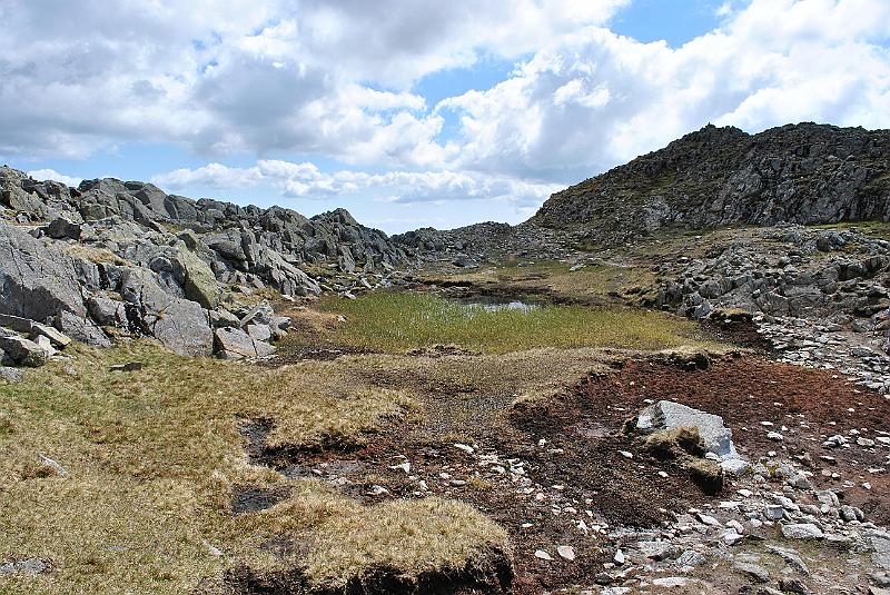 26-Moors.jpg - When lower, it's clear why it's there: the water accumulates here and cannot be drained: all grounds surrounding the pit keep the water trapped.