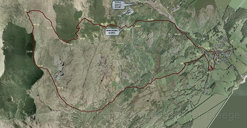 Google.jpg - The route on GoogleEarth showing where I took the photographs