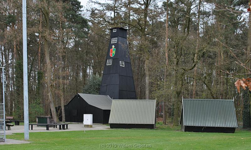 54-SaltExtraction.jpg - This is the area where salt is extracted from deep below the grounds. The black tower marks a well, the green buildings protect pumping equipment.