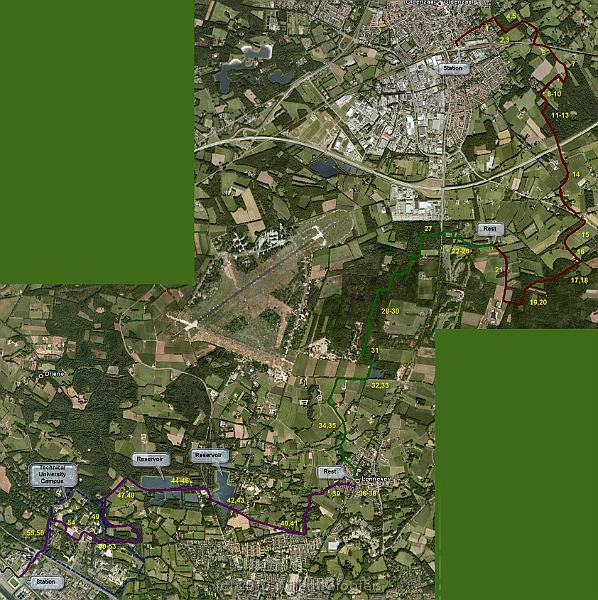 Google.jpg - The route projected in GoogleEarth, the colours match the ones in the TopoNL map