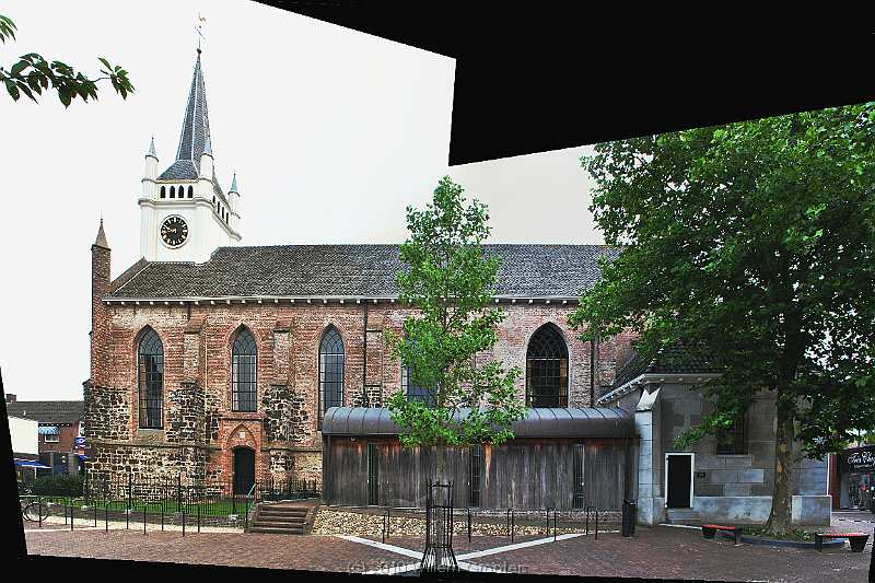 06-Church.jpg - The church of Ommen shows it's age: The lower part shows the original blocks of stone and new extensions are built in front.